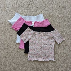Set of 4 H&M Tops, M